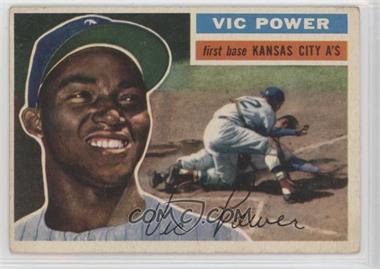 1956 Topps - [Base] #67.2 - Vic Power (White Back)