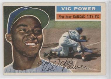 1956 Topps - [Base] #67.2 - Vic Power (White Back)