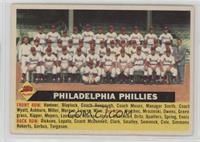 Philadelphia Phillies Team (Gray Back, Team Name Centered)