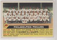 Philadelphia Phillies Team (Gray Back, Team Name Centered)