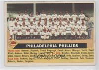 Philadelphia Phillies Team (White Back, Team Name Centered) [Noted]