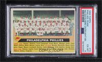 Philadelphia Phillies Team (White Back, Team Name Centered) [PSA 6 EX…