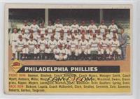 Philadelphia Phillies Team (White Back, Team Name Left) [Good to VG&#…