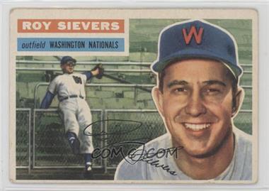 1956 Topps - [Base] #75.1 - Roy Sievers (Gray Back) [Good to VG‑EX]