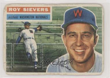 1956 Topps - [Base] #75.1 - Roy Sievers (Gray Back) [Poor to Fair]