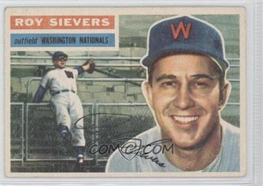 1956 Topps - [Base] #75.2 - Roy Sievers (White Back) [Good to VG‑EX]