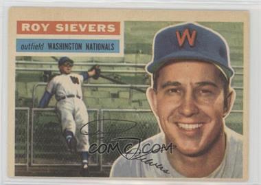 1956 Topps - [Base] #75.2 - Roy Sievers (White Back) [Good to VG‑EX]