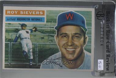 1956 Topps - [Base] #75.2 - Roy Sievers (White Back) [BRCR 5]