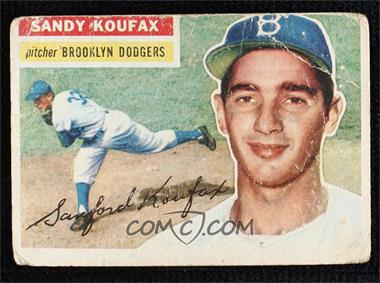 1956 Topps - [Base] #79.2 - Sandy Koufax (White Back) [Poor to Fair]