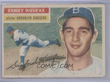 1956 Topps - [Base] #79.2 - Sandy Koufax (White Back) [Good to VG‑EX]