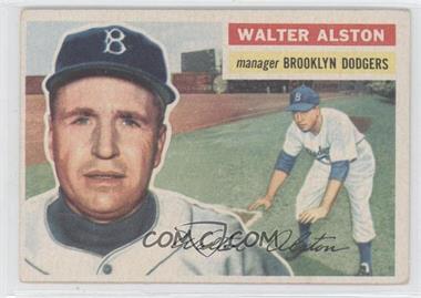 1956 Topps - [Base] #8.2 - Walter Alston (White Back)