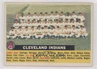 Cleveland Indians Team (White Back, Team Name Centered)