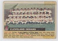 Cleveland Indians Team (White Back, Team Name Centered) [Poor to Fair]