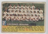 Cincinnati Redlegs Team (Gray Back, Team Name Left) [Good to VG‑…