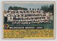 Milwaukee Braves Team (White Back, Team Name and Year)