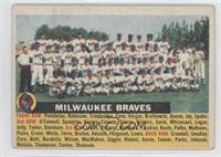 Milwaukee Braves Team (White Back, Team Name Centered) [Noted]