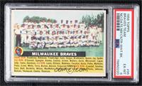 Milwaukee Braves Team (White Back, Team Name Centered) [PSA 6 EX̴…