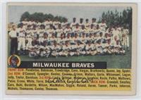 Milwaukee Braves Team (White Back, Team Name Centered)