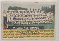 Milwaukee Braves Team (White Back, Team Name Centered) [Good to VG…