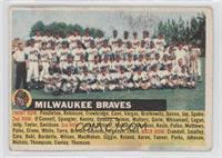 Milwaukee Braves Team (White Back, Team Name Left) [Good to VG‑…