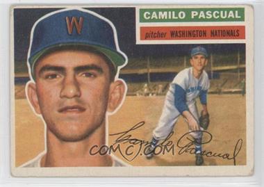 1956 Topps - [Base] #98.1 - Camilo Pascual (Gray Back) [Good to VG‑EX]