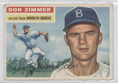 1956 Topps - [Base] #99.1 - Don Zimmer (Gray Back) [Good to VG‑EX]