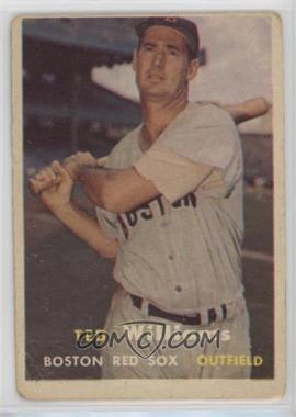 1957 Topps - [Base] #1 - Ted Williams [Poor to Fair]