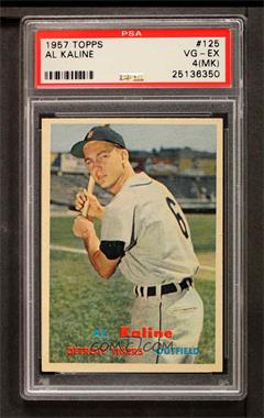 1957 Topps - [Base] #125 - Al Kaline [PSA 3 VG]