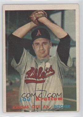 1957 Topps - [Base] #139 - Lou Kretlow [Good to VG‑EX]