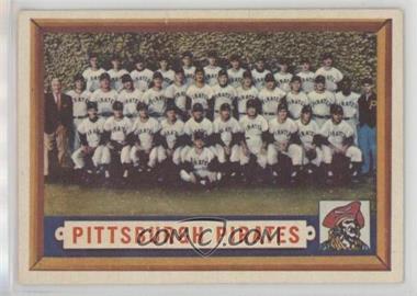 1957 Topps - [Base] #161 - Pittsburgh Pirates Team [Poor to Fair]