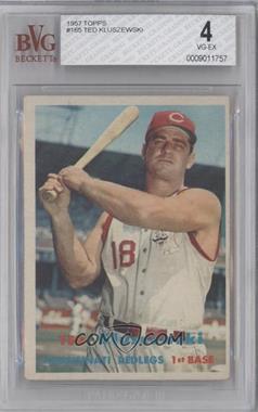 1957 Topps - [Base] #165 - Ted Kluszewski [BVG 4 VG‑EX]