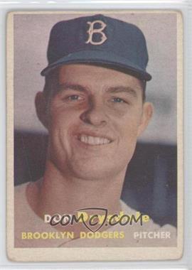 1957 Topps - [Base] #18 - Don Drysdale [Good to VG‑EX]