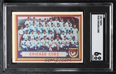 1957 Topps - [Base] #183 - Chicago Cubs Team [SGC 6 EX/NM]
