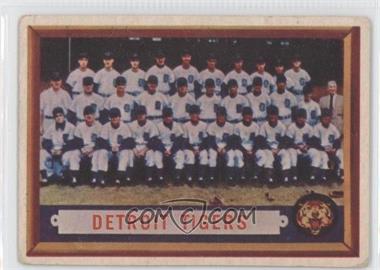 1957 Topps - [Base] #198 - Detroit Tigers Team [Good to VG‑EX]