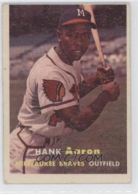 1957 Topps - [Base] #20 - Hank Aaron [Good to VG‑EX]