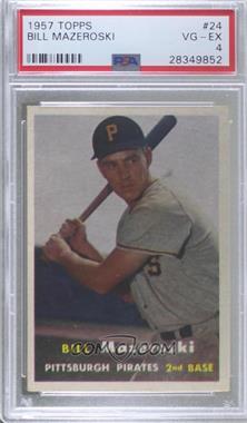 1957 Topps - [Base] #24 - Bill Mazeroski [PSA 4 VG‑EX]