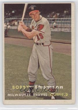 1957 Topps - [Base] #262 - Bobby Thomson [Good to VG‑EX]