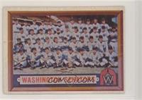 Scarce Series - Washington Senators Team [Poor to Fair]