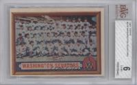 Scarce Series - Washington Senators Team [BVG 6 EX‑MT]