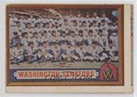 Scarce Series - Washington Senators Team [Good to VG‑EX]