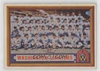 Scarce Series - Washington Senators Team