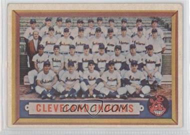 1957 Topps - [Base] #275 - Scarce Series - Cleveland Indians Team [Noted]