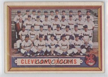 1957 Topps - [Base] #275 - Scarce Series - Cleveland Indians Team [Good to VG‑EX]