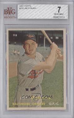 1957 Topps - [Base] #276 - Scarce Series - Jim Pyburn [BVG 7 NEAR MINT]