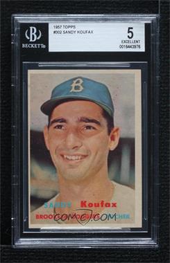 1957 Topps - [Base] #302 - Scarce Series - Sandy Koufax [BGS 5 EXCELLENT]