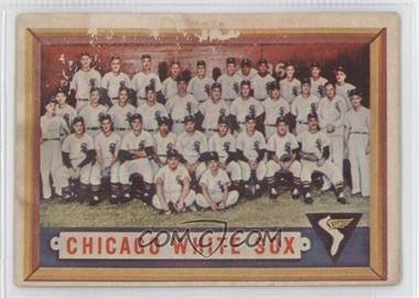1957 Topps - [Base] #329 - Scarce Series - Chicago White Sox Team [Good to VG‑EX]