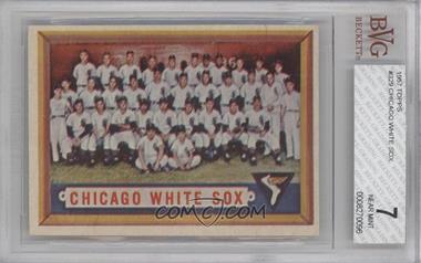 1957 Topps - [Base] #329 - Scarce Series - Chicago White Sox Team [BVG 7 NEAR MINT]