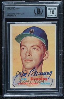 1957 Topps - [Base] #338 - Scarce Series - Jim Bunning [BAS BGS Authentic]
