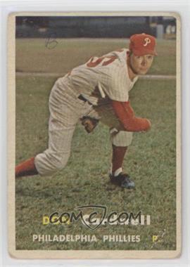 1957 Topps - [Base] #374 - Don Cardwell [Poor to Fair]