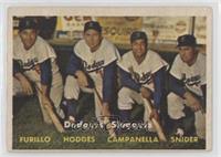 Dodgers' Sluggers (Furillo, Hodges, Campanella, Snider) [Poor to Fair]